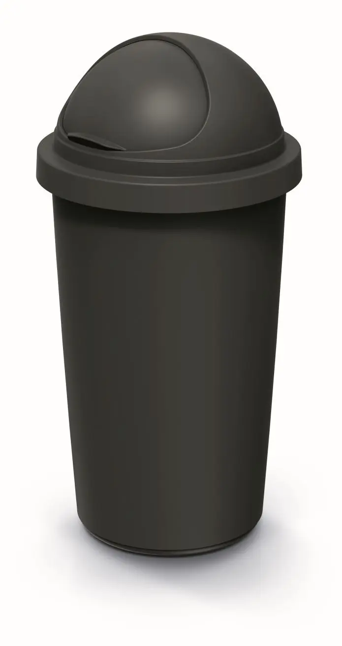 Prosperplast Odpadkový koš COMPACTO ROLL 30 L černý