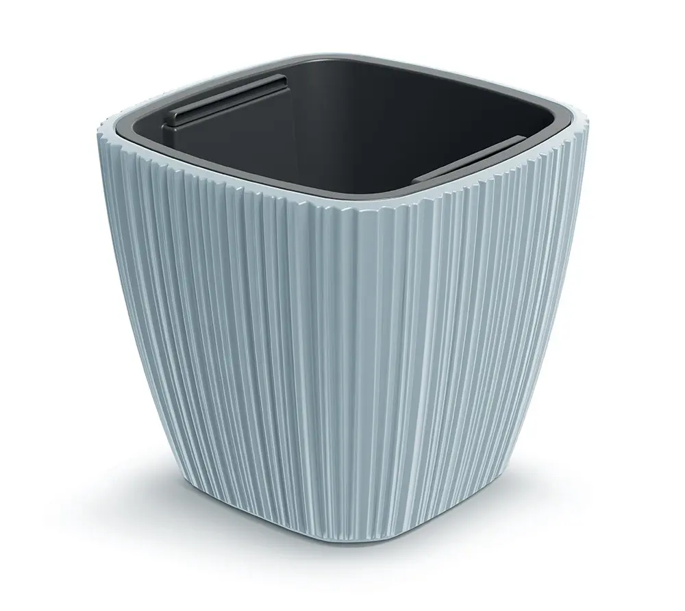 Prosperplast Plastový květináč OROS LITTLE světle šedý, varianta 39 cm