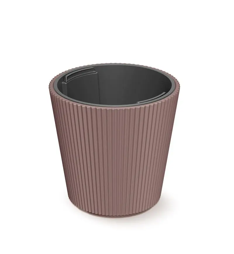 Prosperplast Květináč MILLA VIII marsala, varianta 23,8 cm