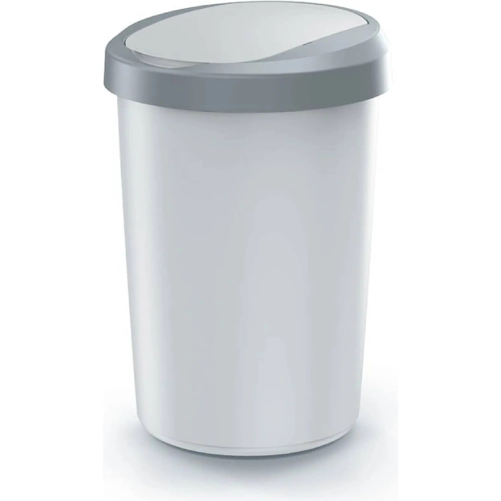 Prosperplast Odpadkový koš COMPACTO FLAS 25 L popelavě šedý/světle šedý