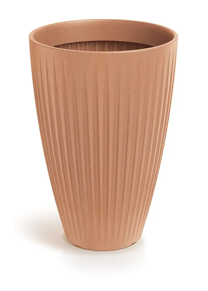 Prosperplast Vysoký květináč LATIE ROUND II 40 cm terakota