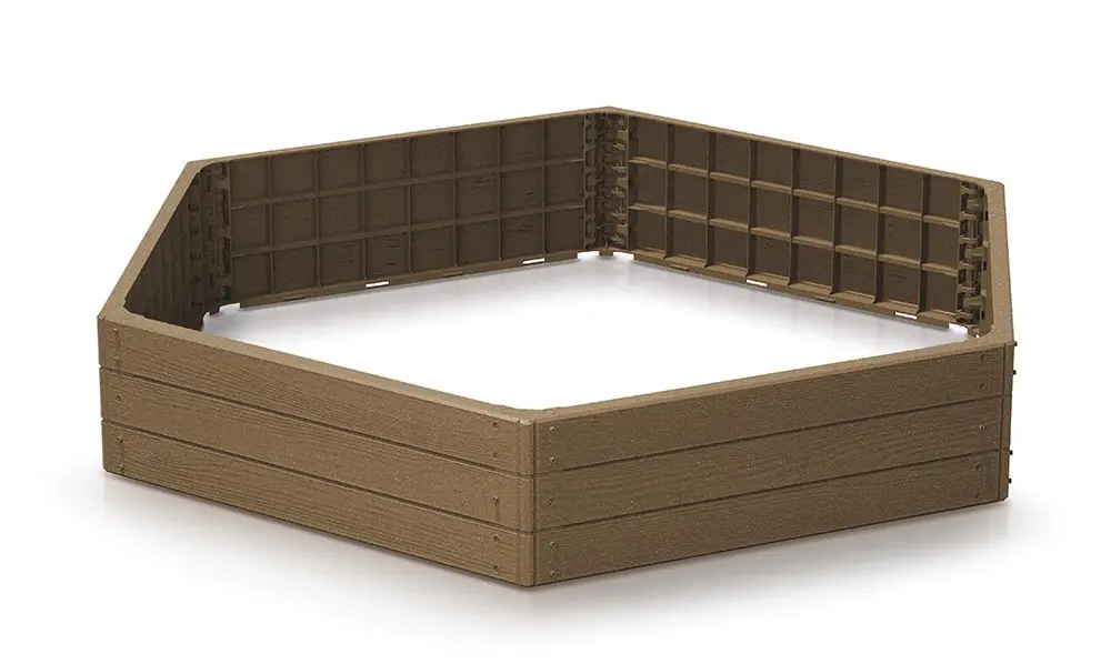 Prosperplast Vyvýšený záhon BOS WADY 148 cm hnědý