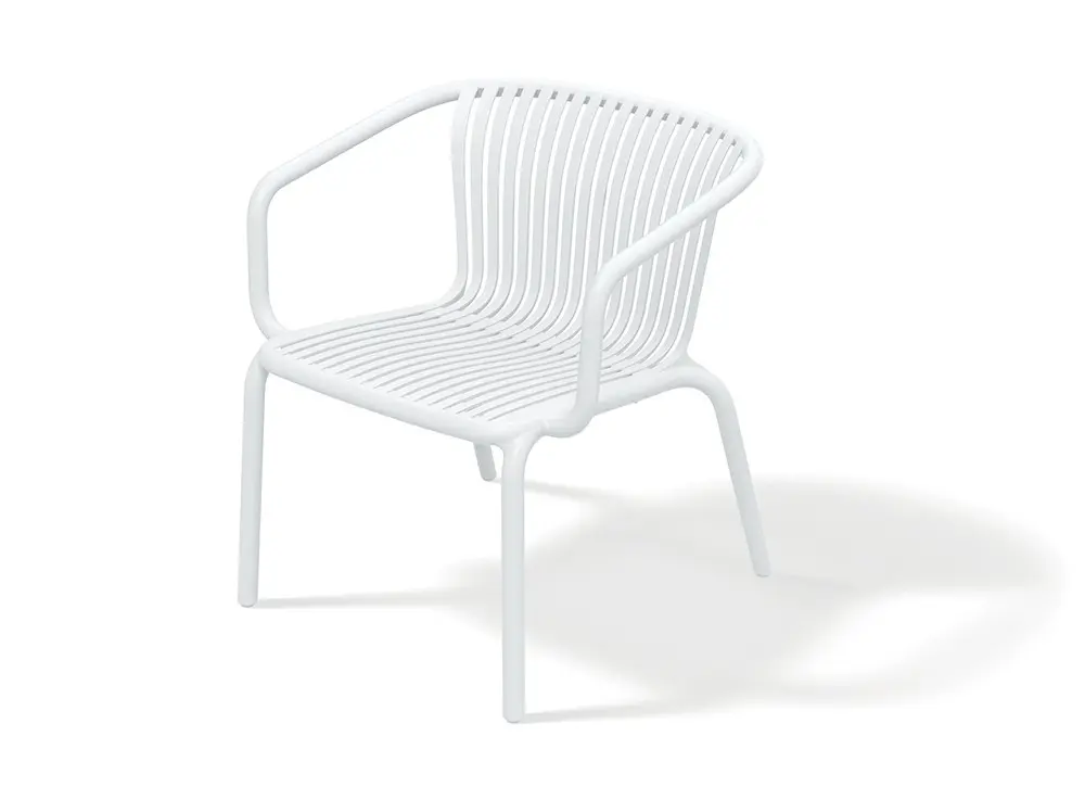 Prosperplast Zahradní křeslo BRENES 67x62,5x74 cm bílé