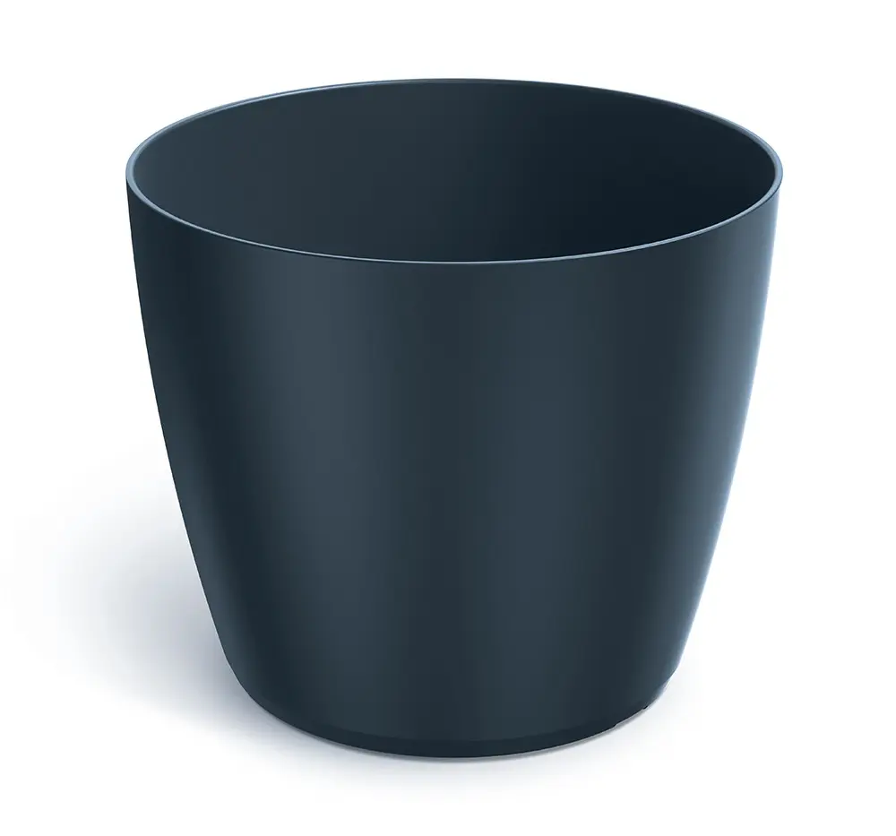 Prosperplast Plastový květináč REGULAS antracitý, varianta 13,7 cm
