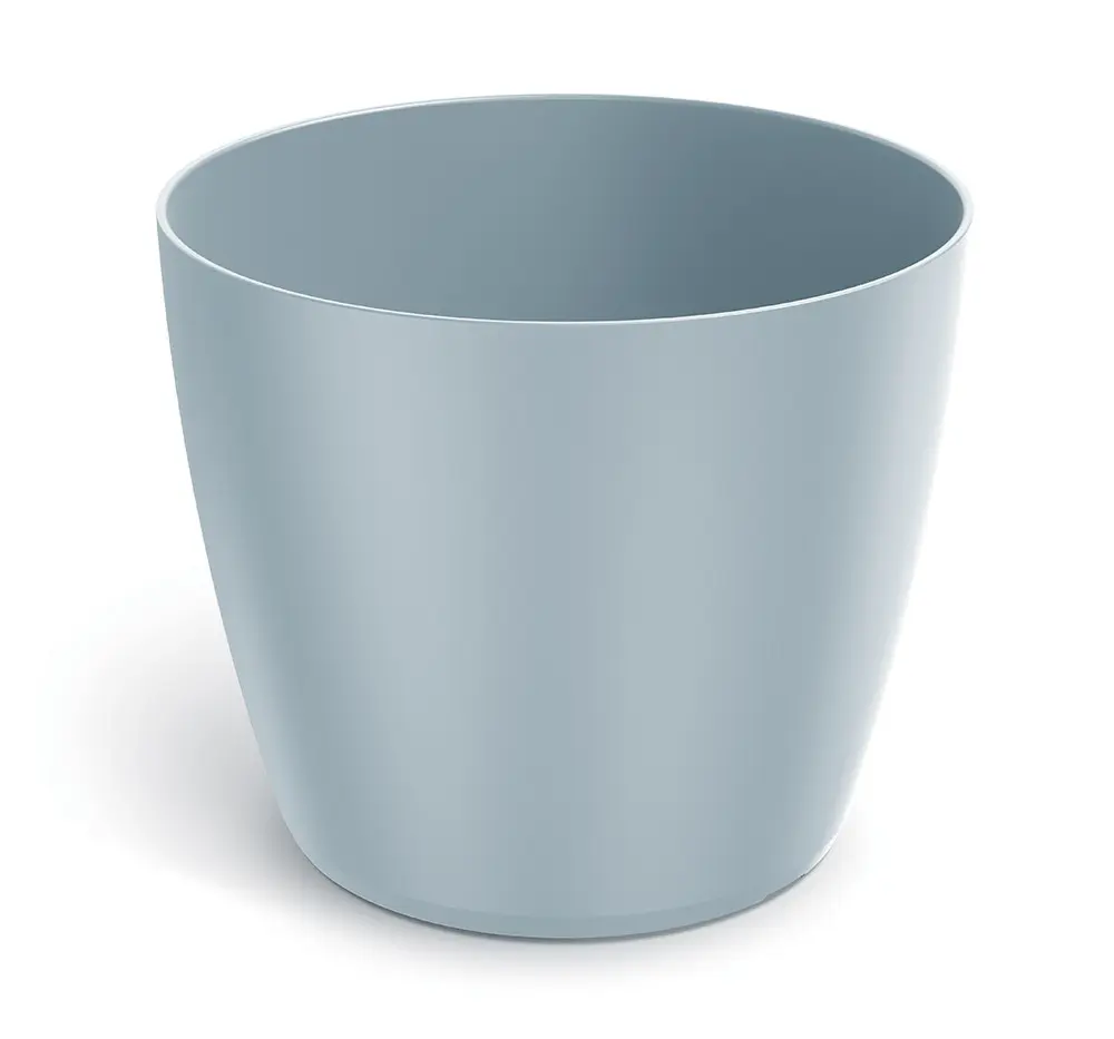 Prosperplast Plastový květináč REGULAS světle šedý, varianta 13,7 cm