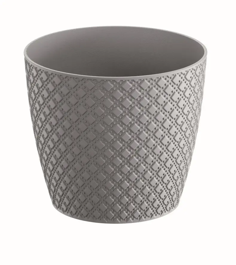 Prosperplast Květináč Orient šedý kámen, varianta 21,8 cm