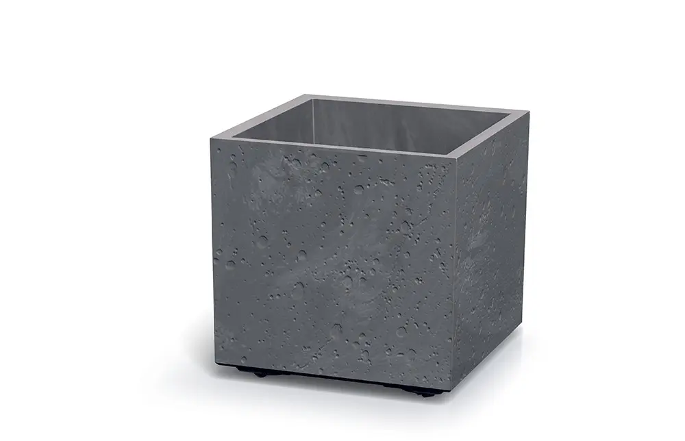 Květináč SIERRA SQUARE BETON EFFECT marengo 38,5cm