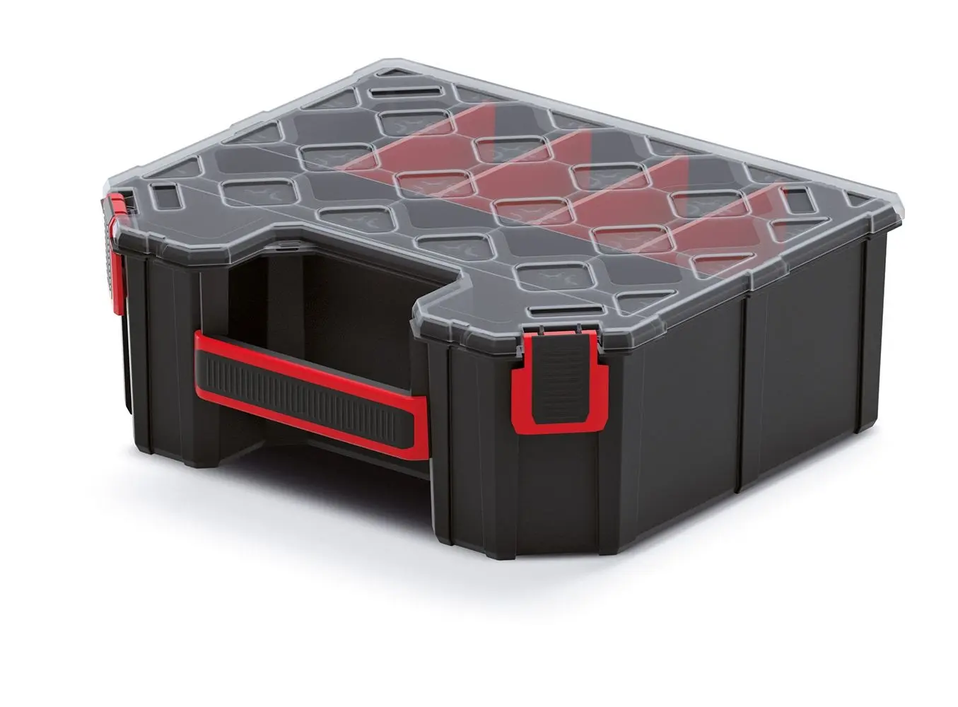 Prosperplast Organizér TAMON X černo-červený, varianta 577x390x105 mm
