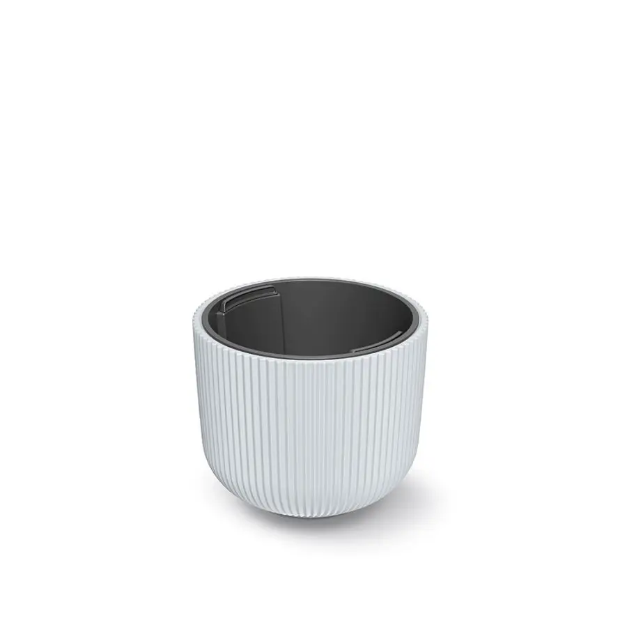 Prosperplast Květináč MILLA V bílý, varianta 39,1 cm