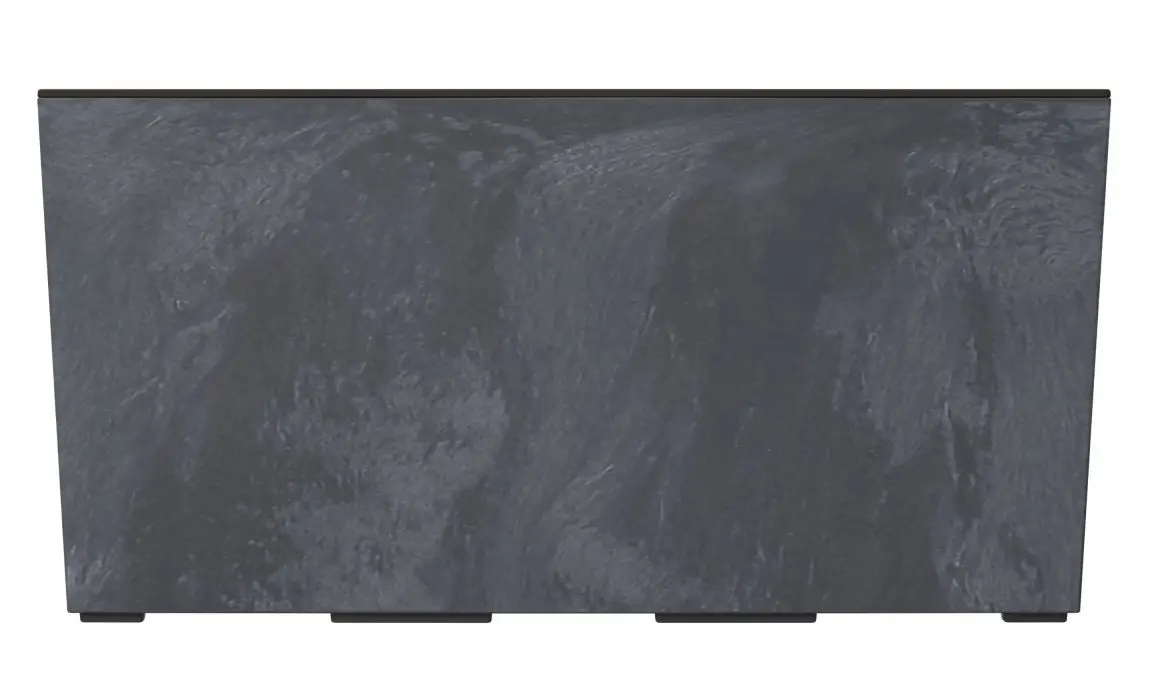Prosperplast Truhlík CORBI betonový efekt antracit, varianta 39,5 cm