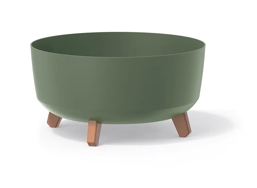 Prosperplast Květináč Gracyeen zemitě zelený, varianta 23,5 cm