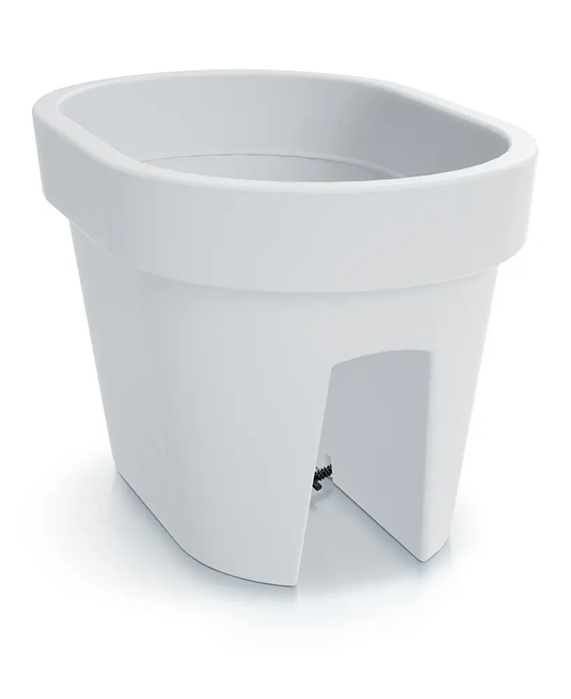 Prosperplast Květináč Lofly Railing bílý