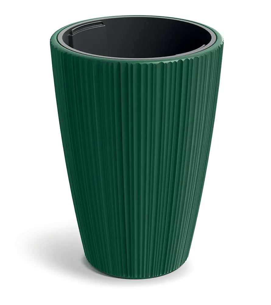 Prosperplast Květináč Oros tmavě zelený, varianta 39 cm