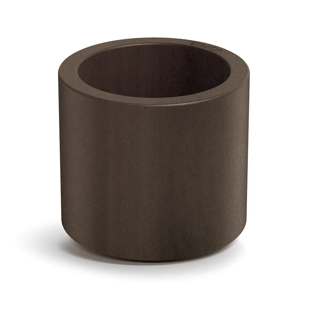 Prosperplast Plastový květináč TUBLAN ROUND hnědý, varianta