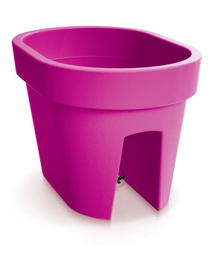 Prosperplast Květináč Lofly Railing fuchsiový