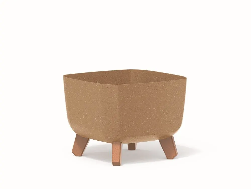 Prosperplast Květináč GRACIE SQUAT ECO natural, varianta 24 cm