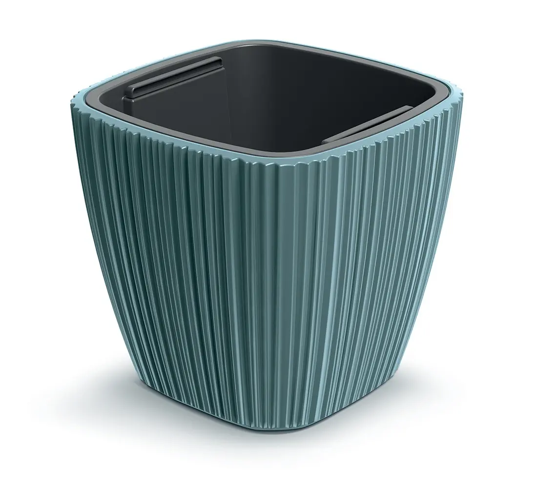 Prosperplast Plastový květináč OROS LITTLE skandinávsky modrý, varianta 39 cm