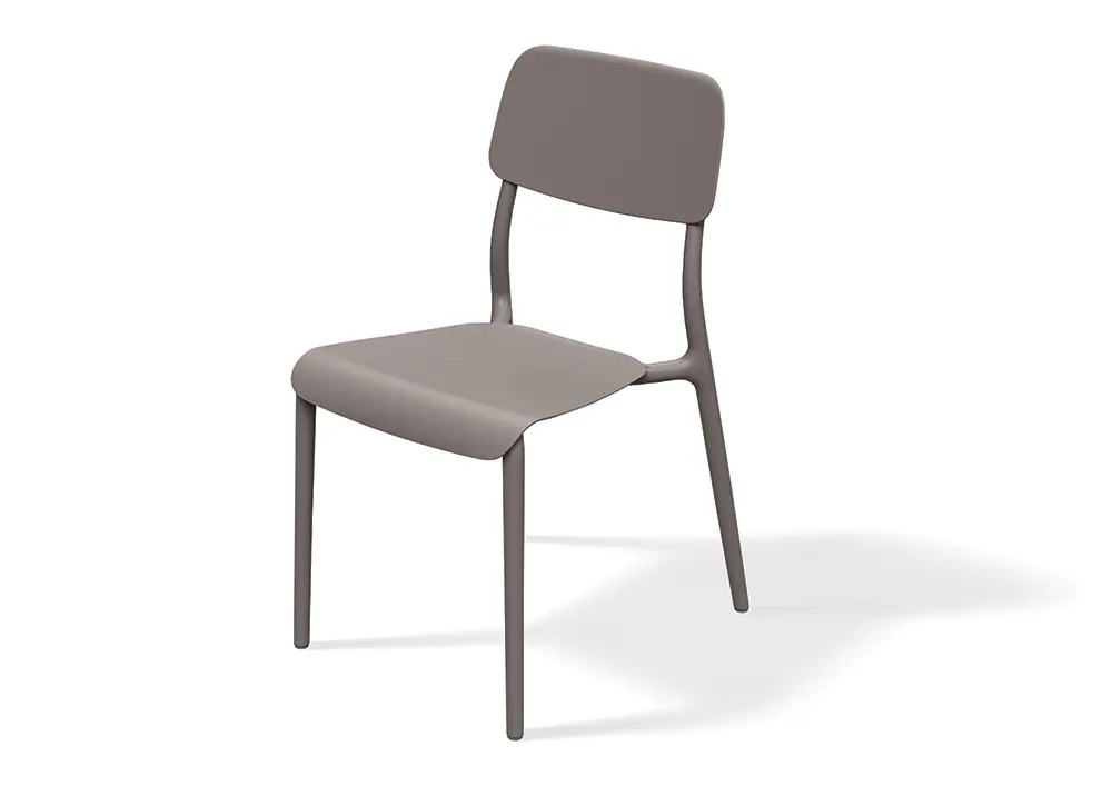 Prosperplast Zahradní židle Rimos 47,5 cm zemitě hnědá