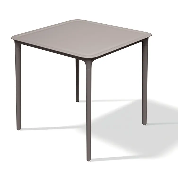 Prosperplast Zahradní jídelní stůl Rimos 77,5x77,5x74,5 cm zemitě hnědý