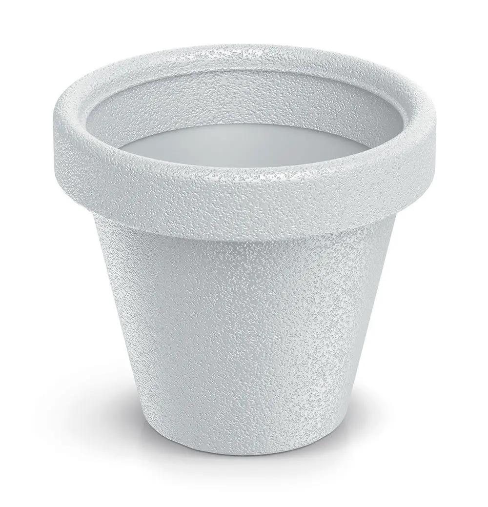 Prosperplast Plastový květináč ORIGINAL bílý matný, varianta 33,8 cm