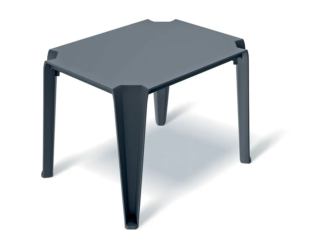 Prosperplast Plastový konferenční stůl LOTTIES 77x59x56,5 cm uhelný