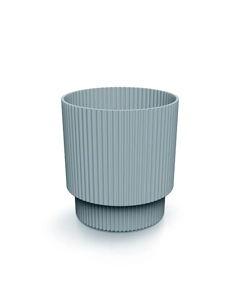 Prosperplast Květináč MILLA VII světle šedý, varianta 12,8 cm
