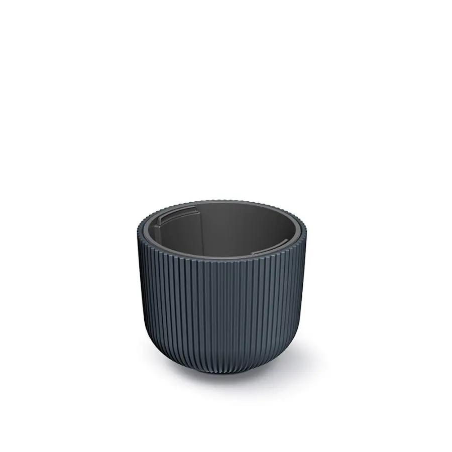 Prosperplast Květináč MILLA V antracitový, varianta 23,9 cm