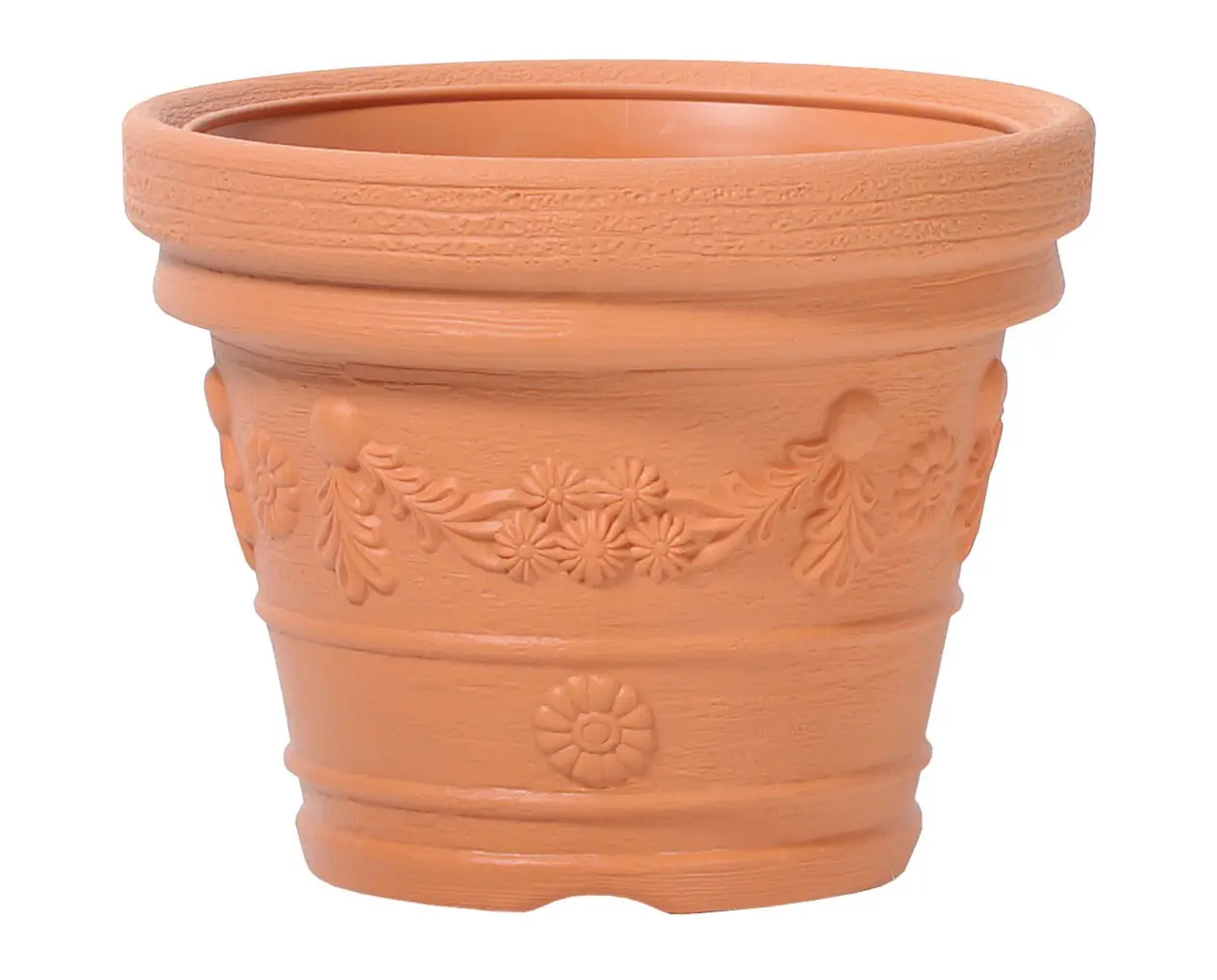 Prosperplast Květináč Decora Ancient oranžový, varianta 57 cm