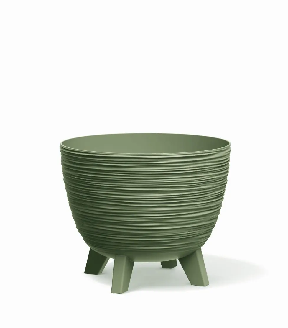 Prosperplast Květináč FURA I zemitě zelená, varianta 23,6 cm