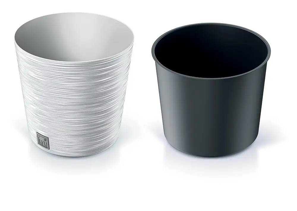 Prosperplast Květináč FUSU bílý, varianta 25 cm