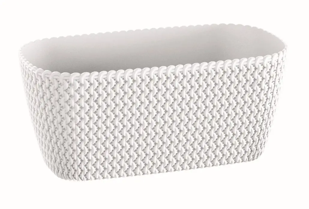 Prosperplast Truhlík SPOTY CASE bílý, varianta 29,7 cm