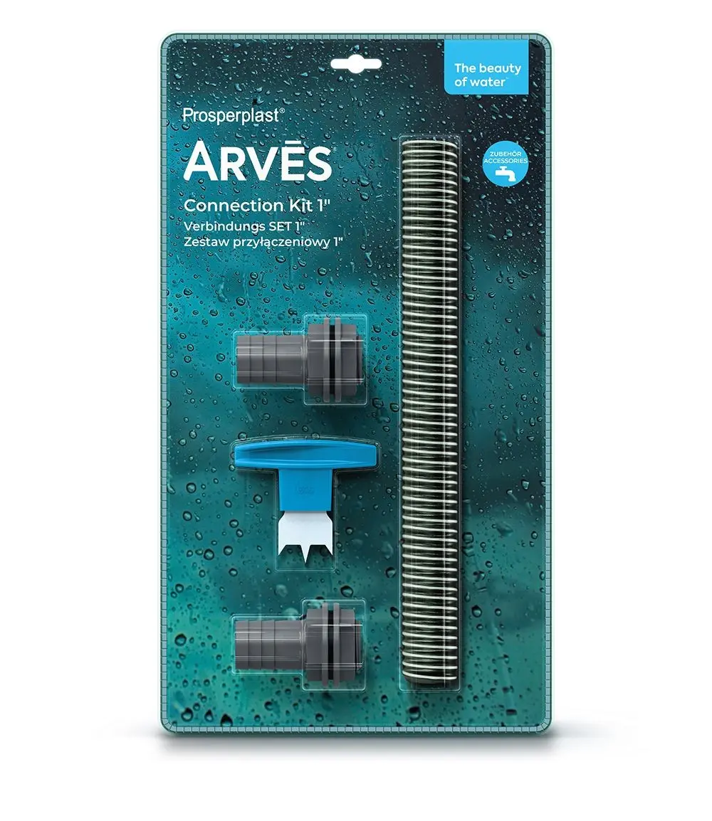 Prosperplast Připojovací sada Connecto Kit 1'' k sudům na dešťovou vodu