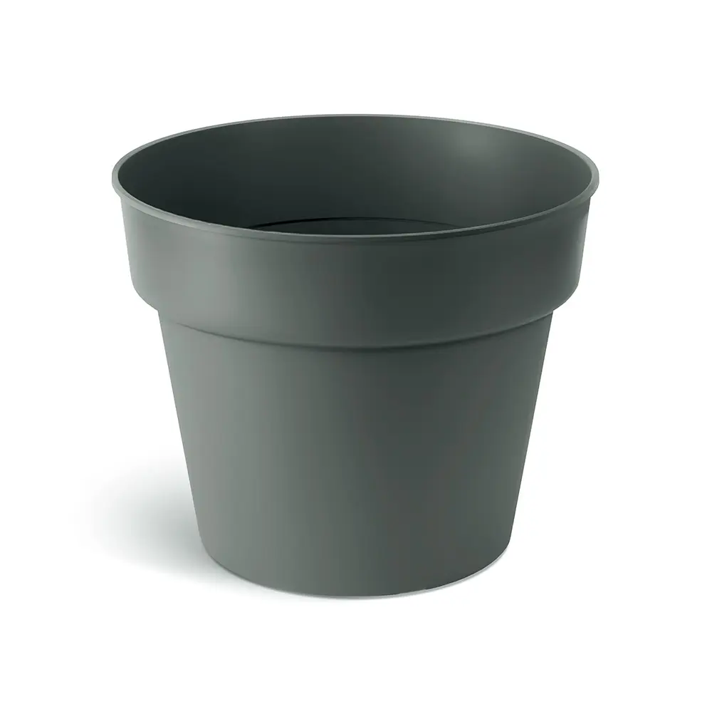 Prosperplast Plastový květináč PLANTIS odstín šedý kámen matný, varianta 14,5 cm