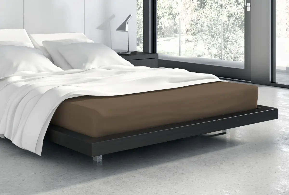 Faro Froté prostěradlo SMOOTH 180x200 cm hnědé