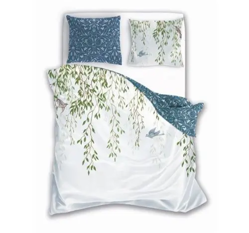 Faro Bavlněné povlečení Trendy 013 220x200 cm + 2x 70x80 cm bílé/modré