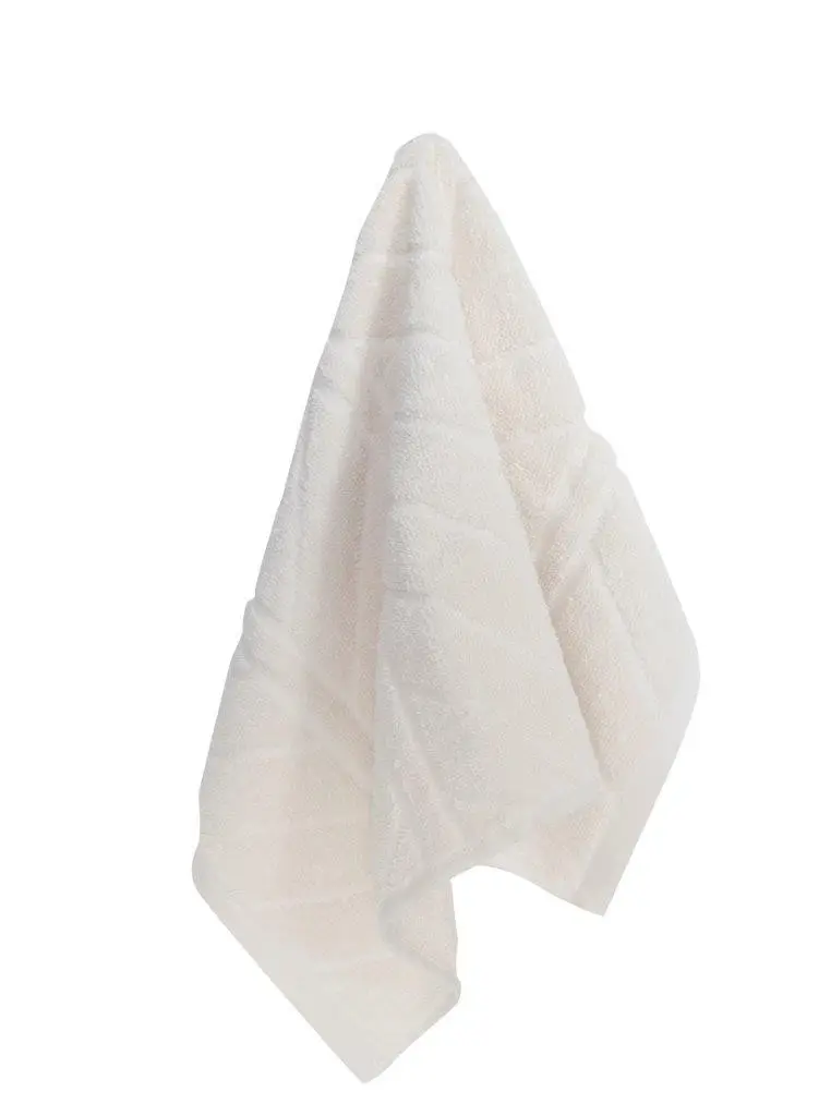 Faro Bavlněný froté ručník RELIEF 30x50 cm krémový