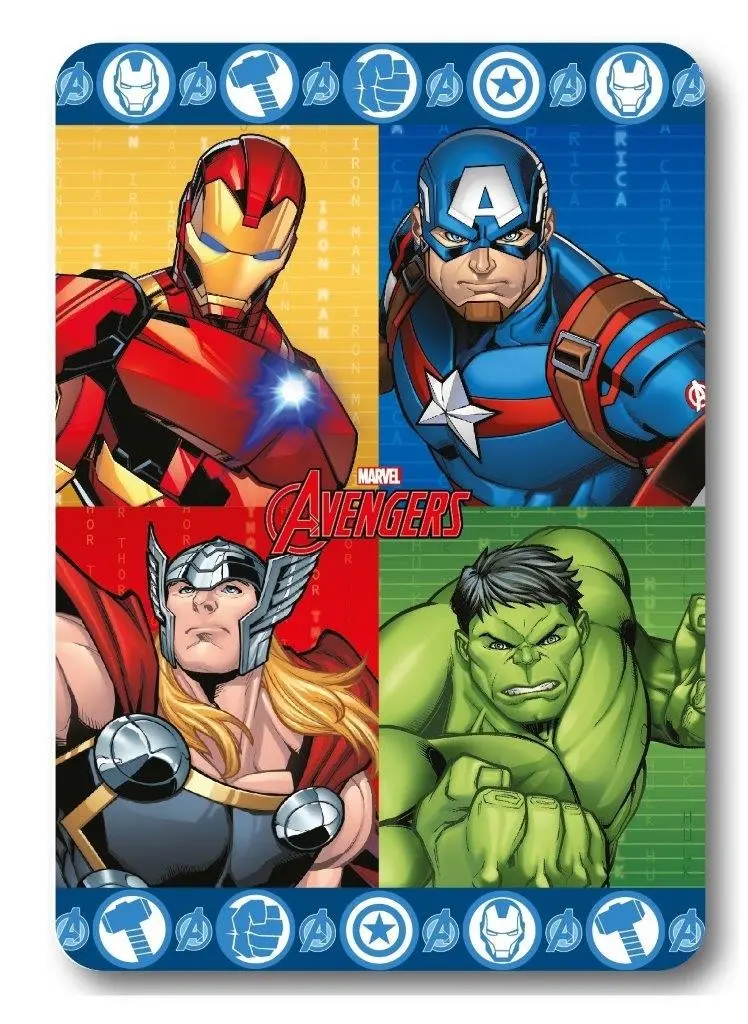 Faro Dětská fleecová deka Polar Avengers 100x140 cm vícebarevná