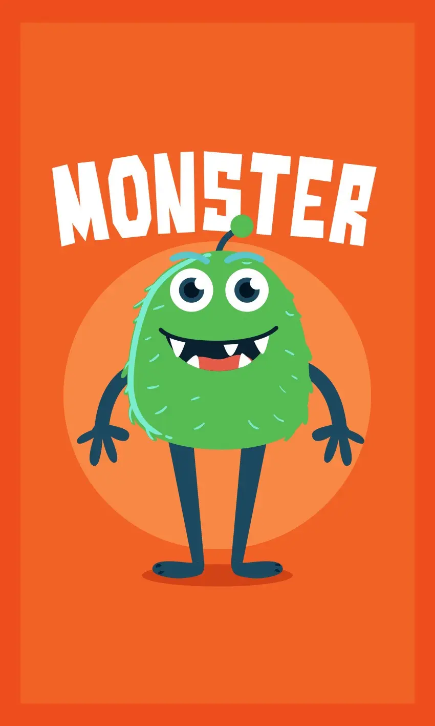 Faro Dětský bavlněný ručník KIDS Monster 30x50 cm oranžový