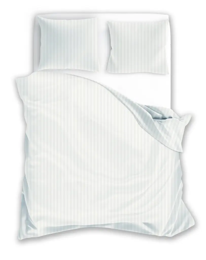 Faro Bavlněné saténové povlečení Fashion 010 160x200 cm + 2x 70x80 cm bílé