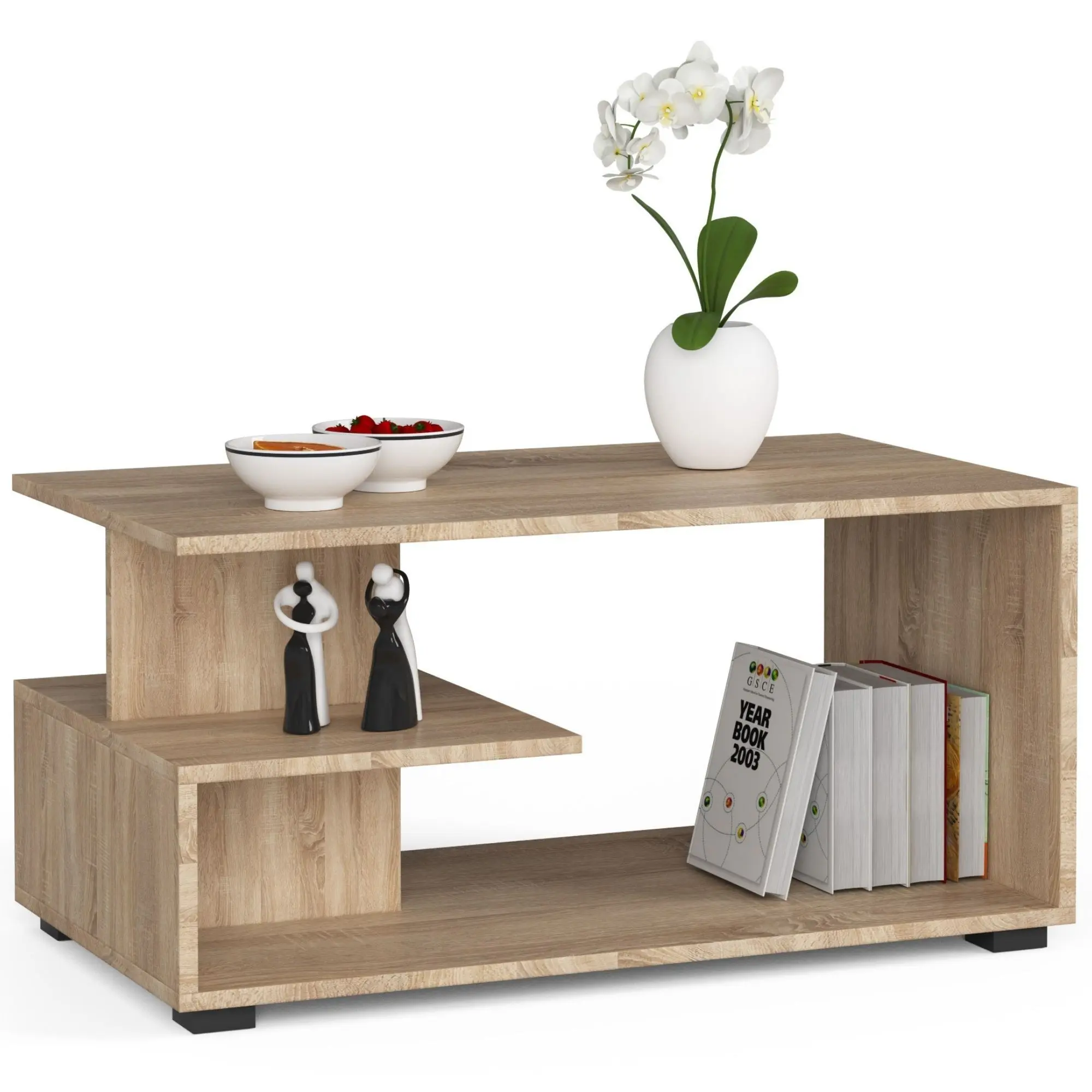 Ak furniture Konferenční stolek Pin dub sonoma