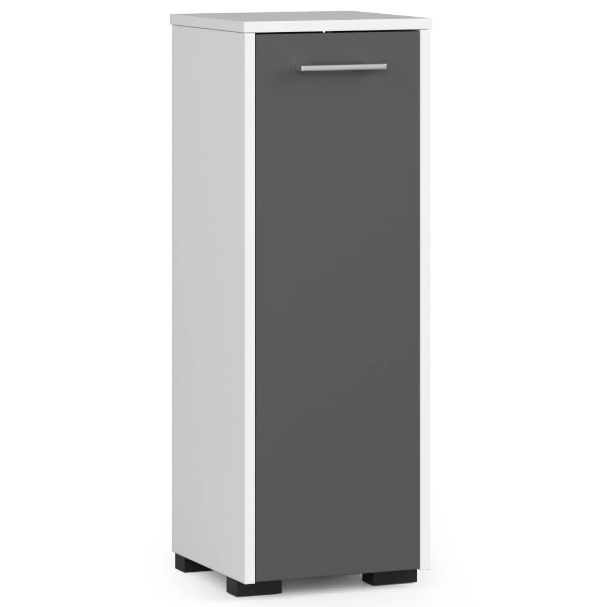 Ak furniture Koupelnová skříňka Fin 30 cm bílá/grafitová