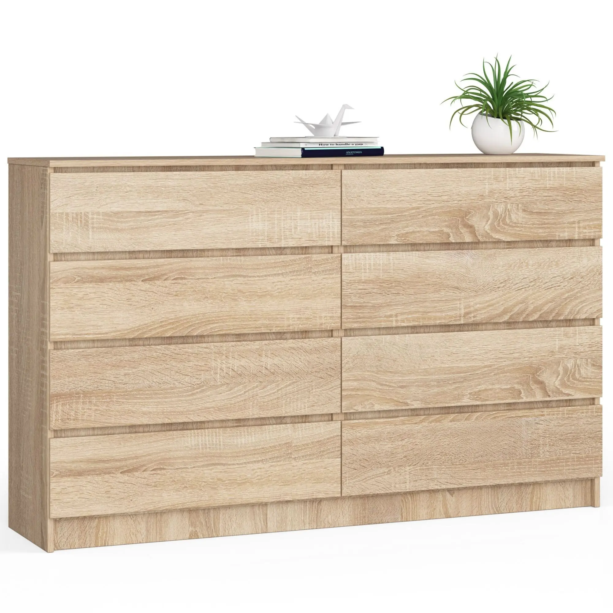 Ak furniture Komoda Inbia K 160 cm dub sonoma