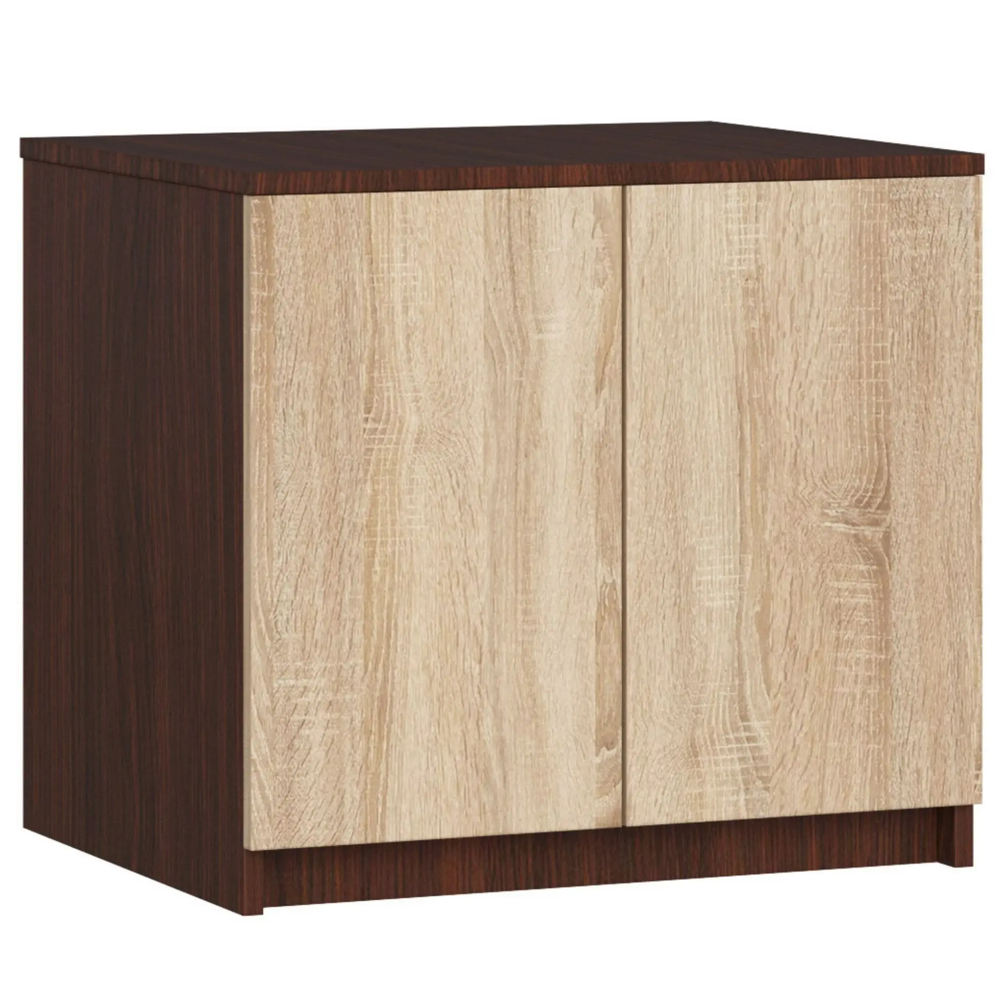 Ak furniture Nástavec na skříň S60 matná hnědá/béžová