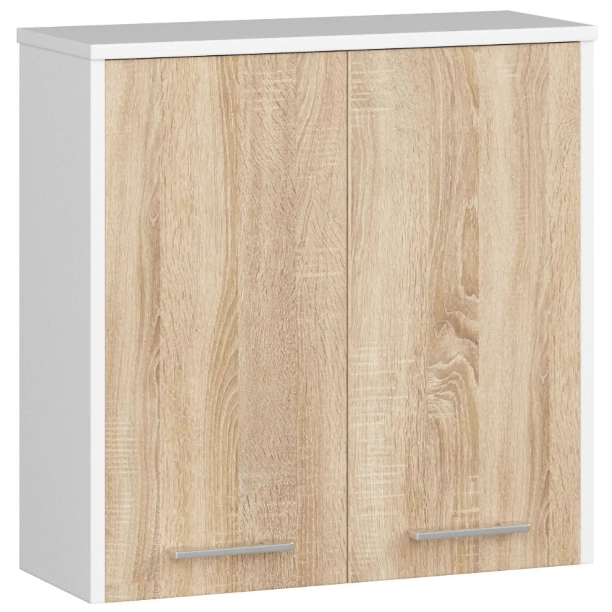 Koupelnová skříňka W 60 cm FIN 2D bílá/sonoma