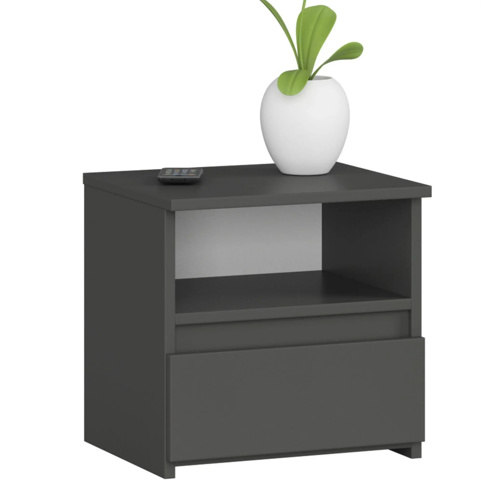 Ak furniture Noční stolek CL1 40 cm grafitově šedý