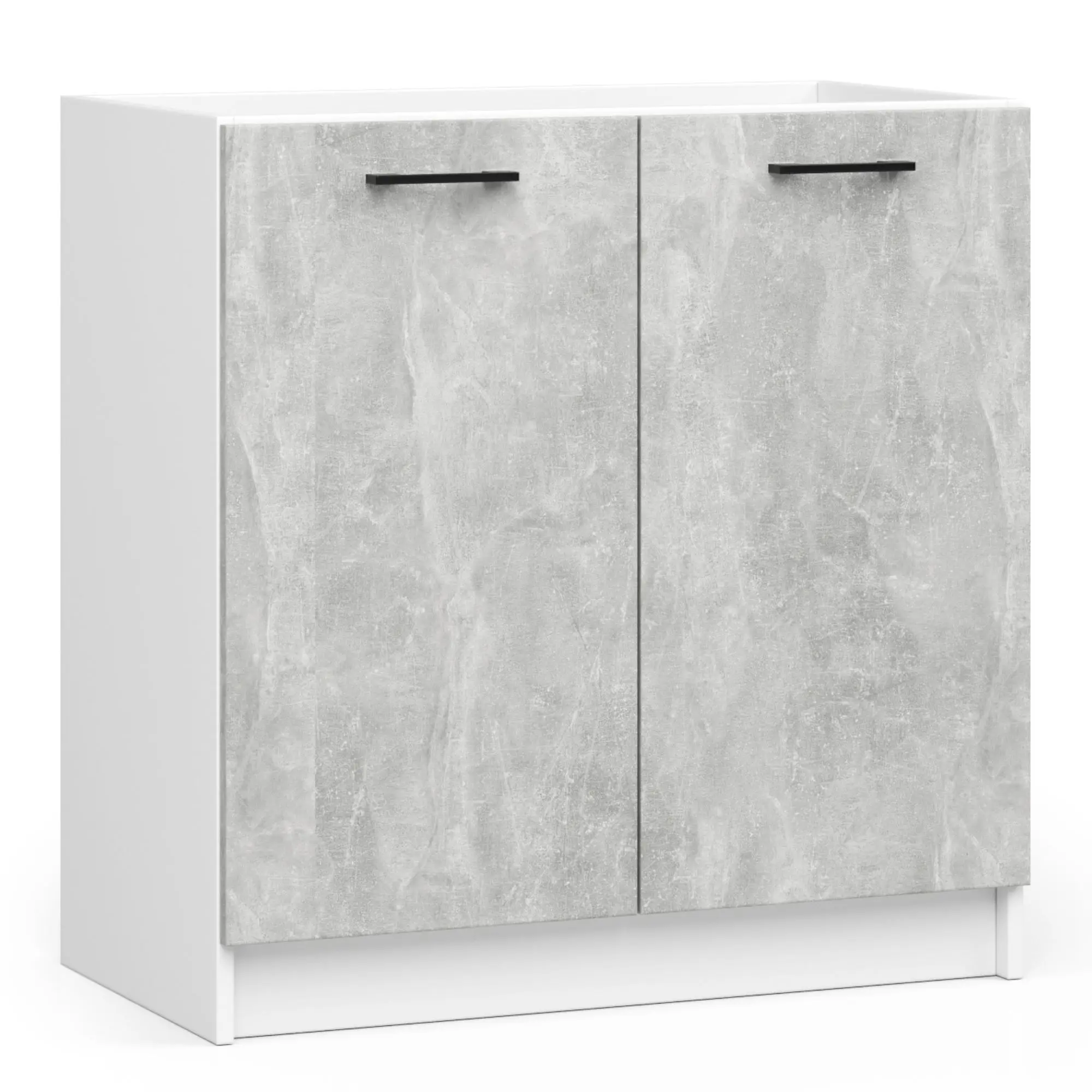 Ak furniture Kuchyňská skříňka pod dřez Olivie S 80 cm bílá/beton