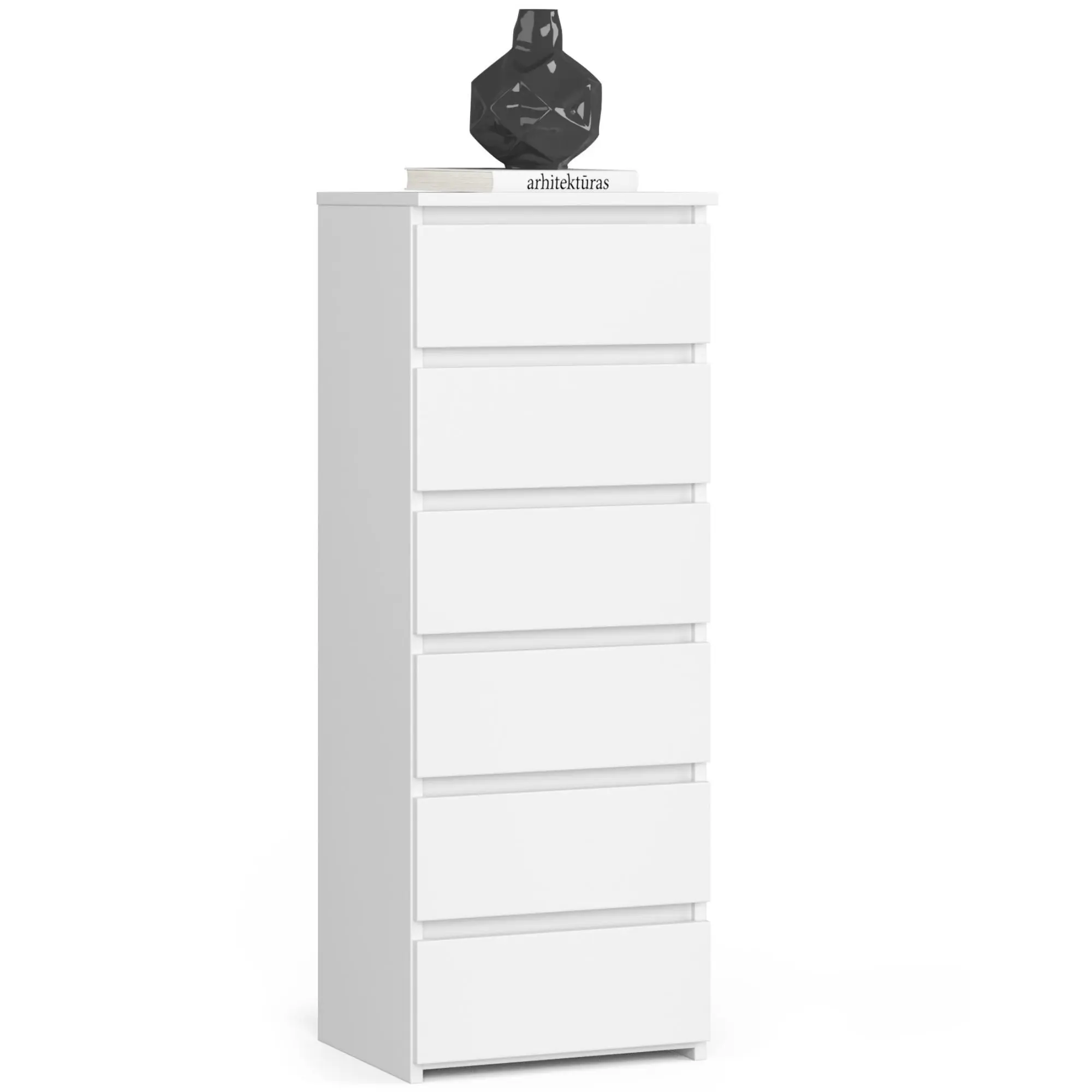 Ak furniture Komoda CL6 40 cm bílá