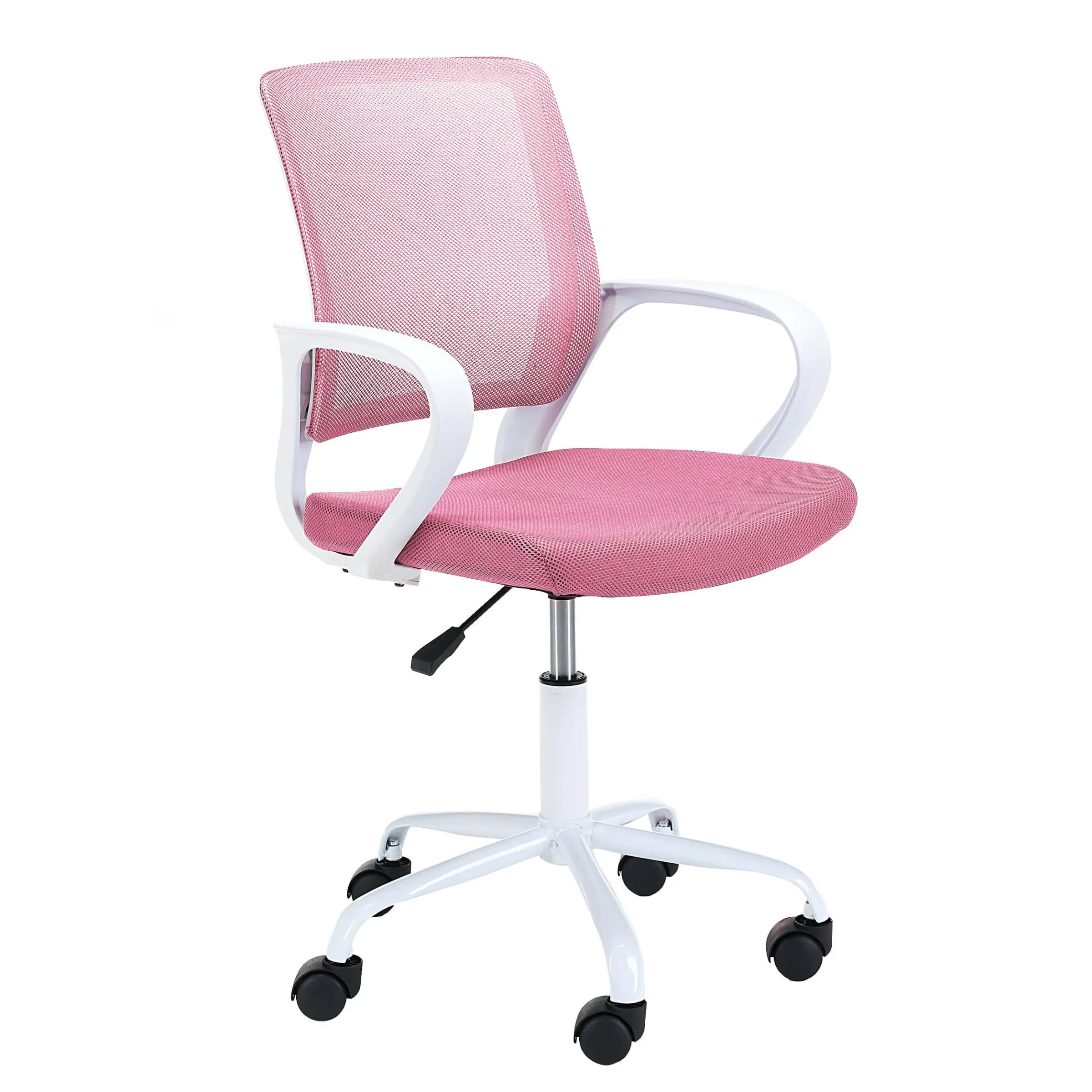 Ak furniture Dětská otočná židle FAUN růžová