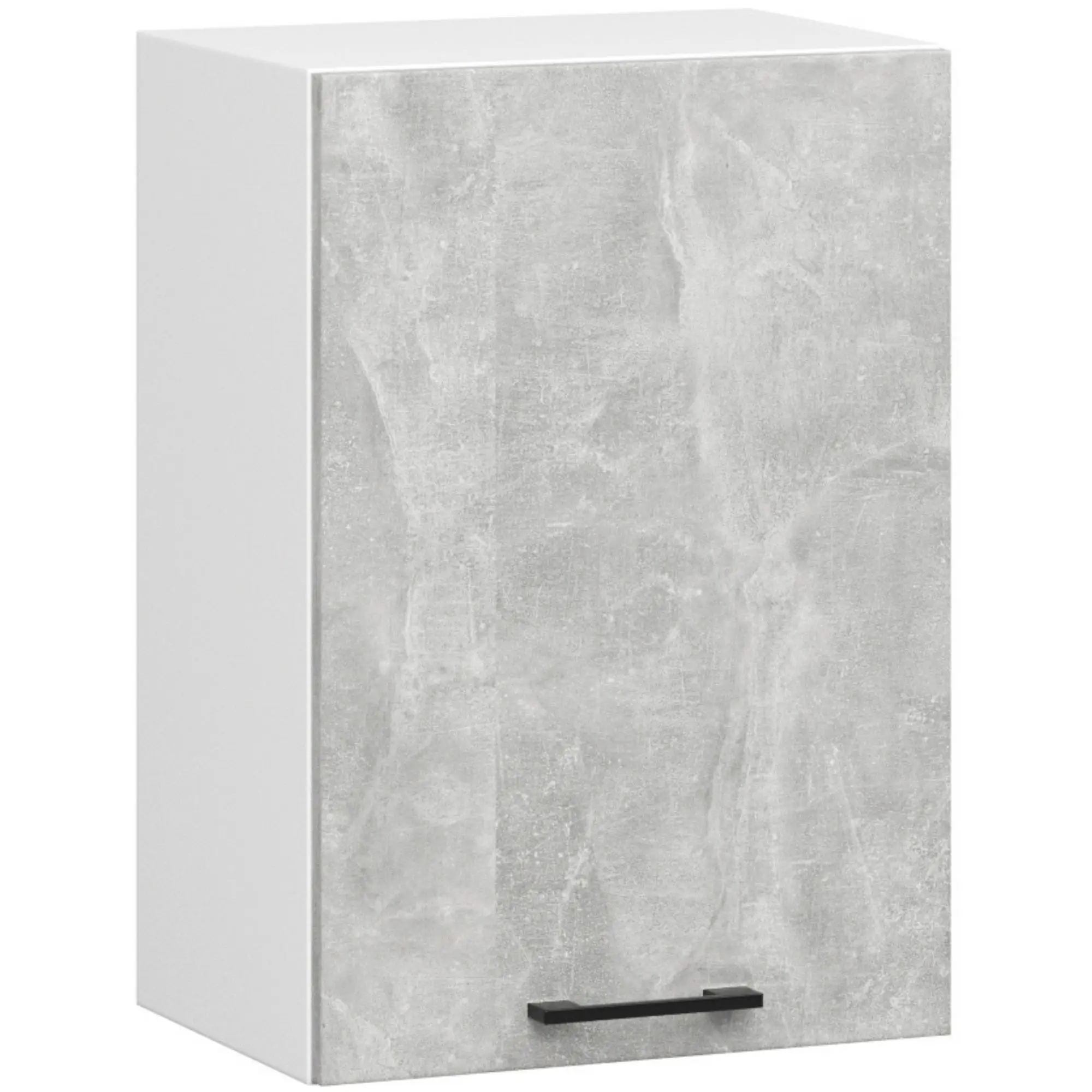 Ak furniture Kuchyňská závěsná skříňka Olivie W 50 cm bílá/beton