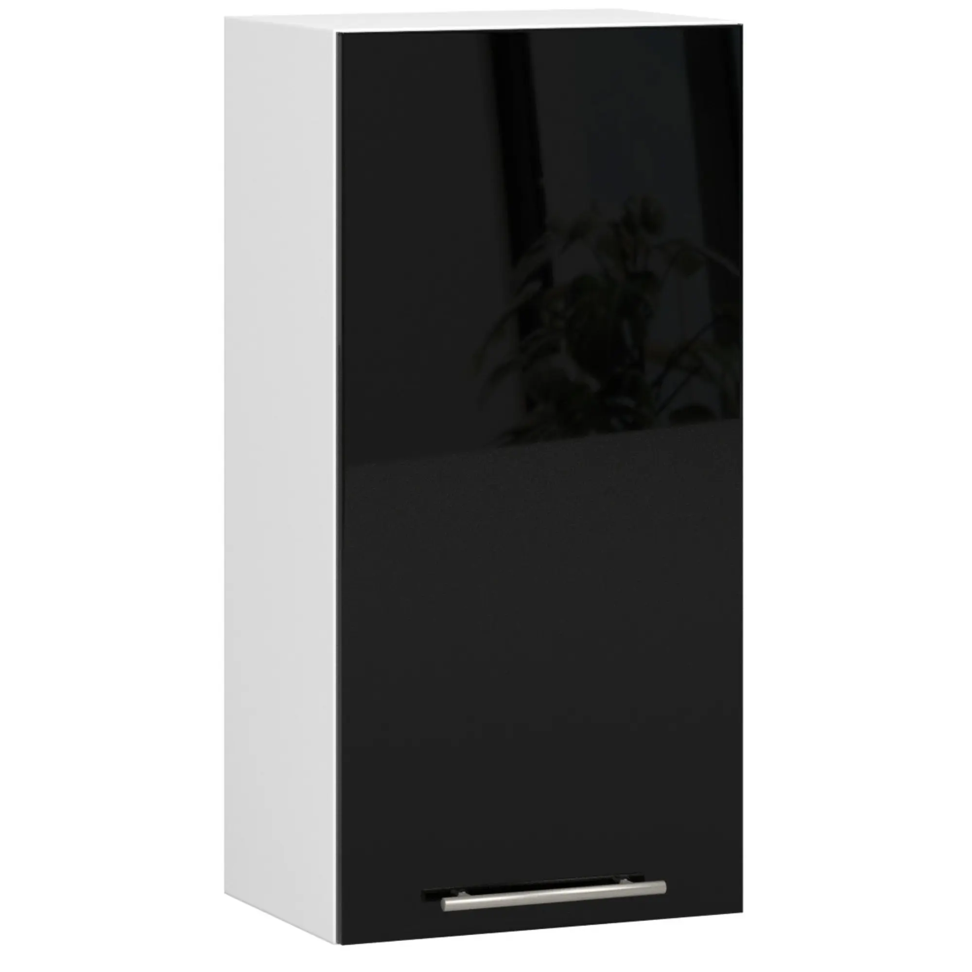 Ak furniture Závěsná kuchyňská skříňka Olivie W 40 cm bílo-černá